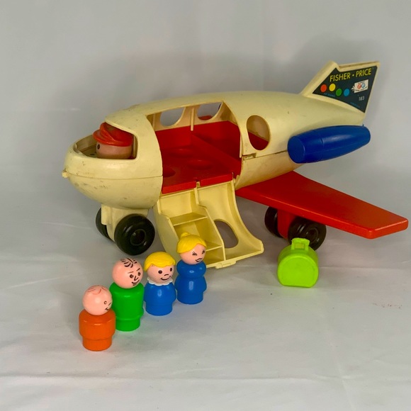 1976 Vintage Fisher-Price Play Family Fun Jet Set (partial) - Picture 1 of 7